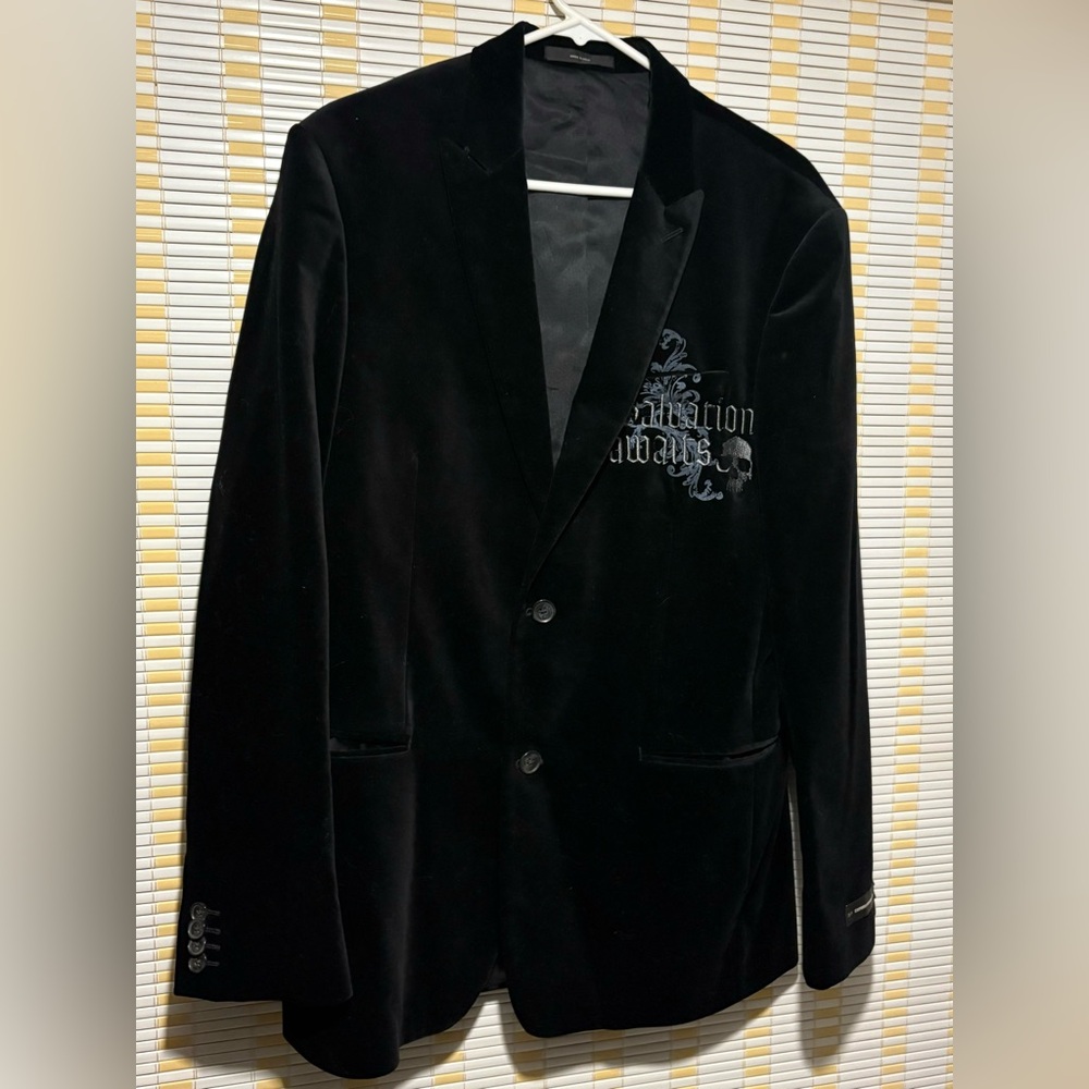 EXPRESS Men's Black Velvet Blazer